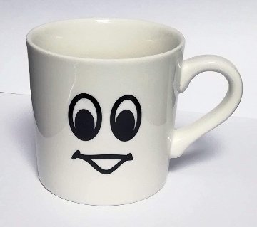ミシュラン MICHELIN ビバンダム カラーマグカップ（スマイル・ホワイト） 画像