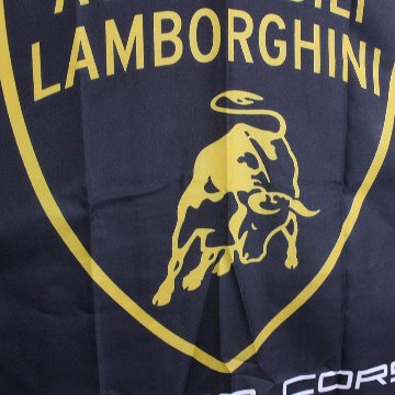 ランボルギーニ スクアドラコルセ チーム オフィシャル フラッグ画像
