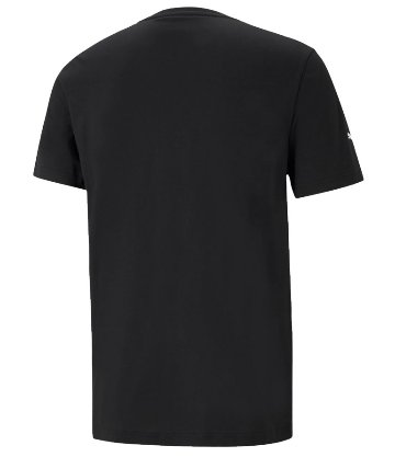 PUMA フェラーリ レースチェッカー Tシャツ ブラック画像