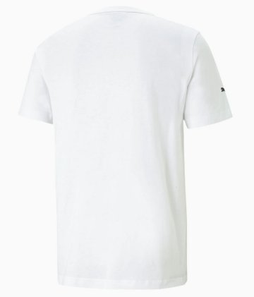 PUMA フェラーリ レースチェッカー Tシャツ ホワイト画像