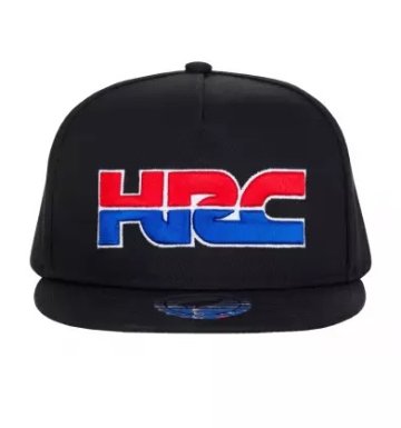 HRC チーム BIG ロゴ フラットバイザー キャップ / ブラック画像