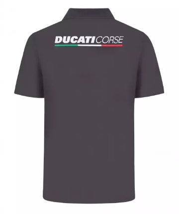 ドゥカティ DUCATI CORSE チーム ポロシャツ / グレー画像