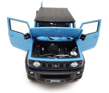LCD MODEL 1/18 スズキ ジムニー ブリスク ブルー メタリック モデルカー画像
