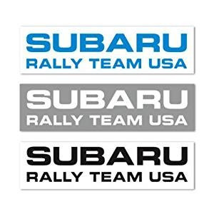 スバル SUBARU ラリーチーム ロゴ ステッカー シール 3枚セット画像