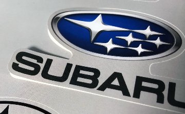 スバル SUBARU ロゴ マルチユーズ ステッカー セット画像