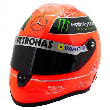 シューベルト 1/2スケール ミハエル シューマッハ 2012年 メルセデス AMG ペトロナス F1ラストレース仕様 ヘルメット画像