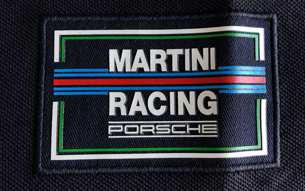 ポルシェ マルティニ レーシング コレクション オフィシャル ポロシャツ ダークブルー画像