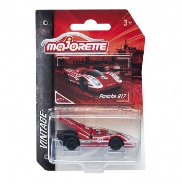 マジョレット 1/64 ヴィンテージ ポルシェ 917 レッド ミニカー / コレクターズカード付画像
