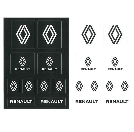 ルノー RENAULT ロゴ ステッカー セット画像