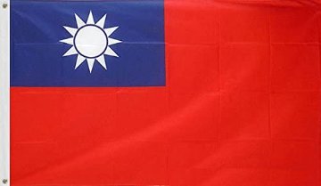 応援用フラッグ 台湾国旗 90cm×150cm画像
