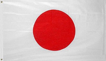 応援用フラッグ 日本国旗 90x150cm画像