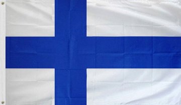 応援用フラッグ フィンランド国旗 90cm×150cm画像