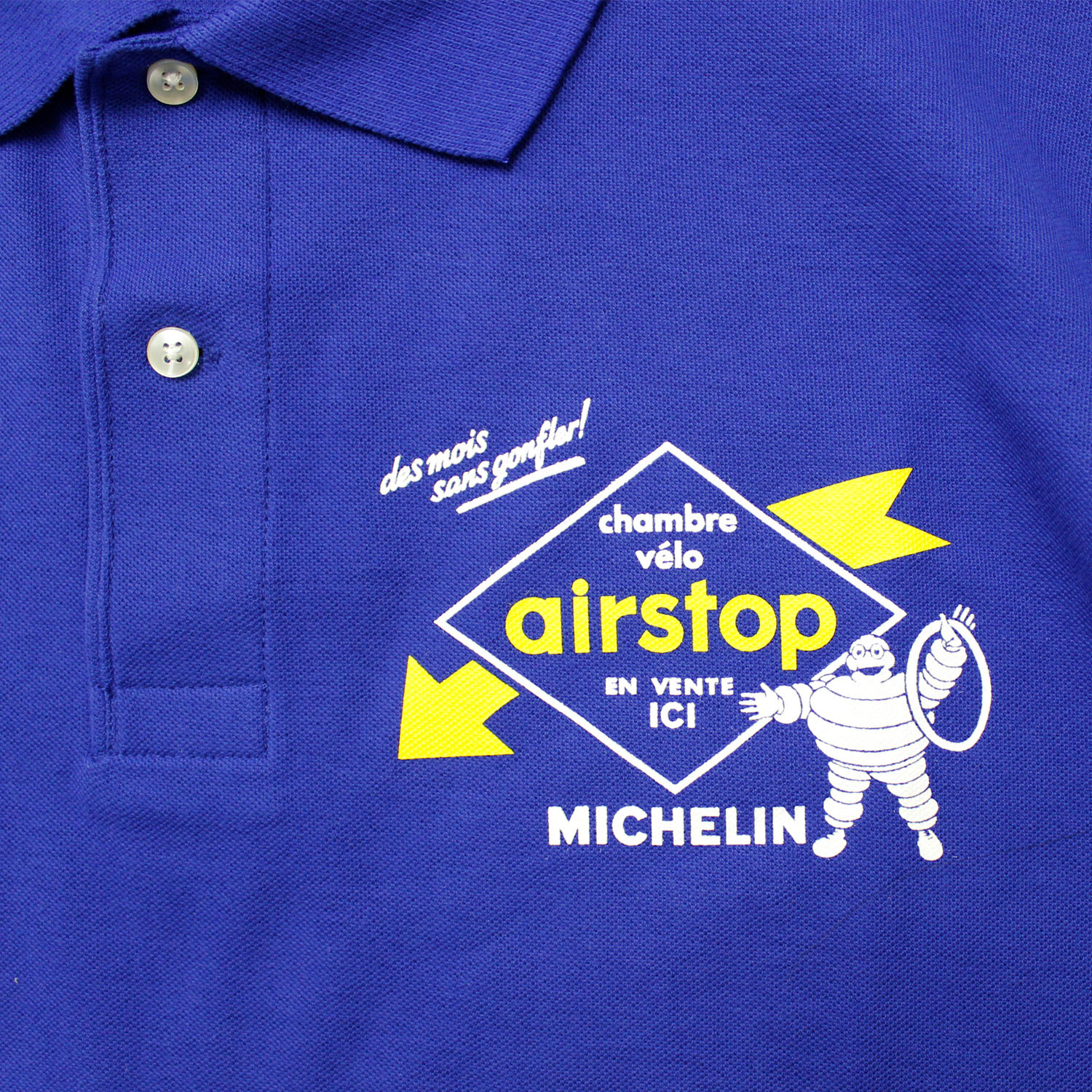ミシュラン Michelin エアーストップ ポロシャツ / ロイヤルブルー画像