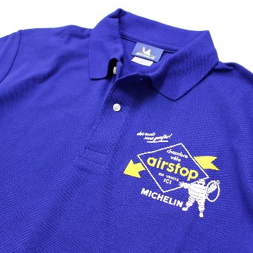 ミシュラン Michelin エアーストップ ポロシャツ / ロイヤルブルー画像