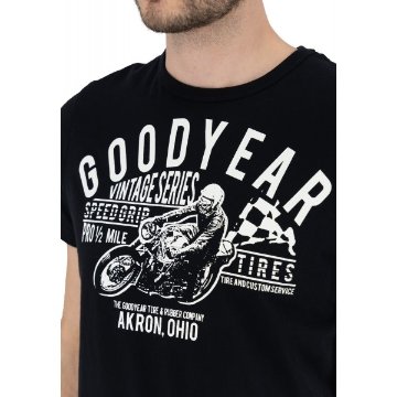 グッドイヤー GOODYEAR Tシャツ / ニュートンブラック画像