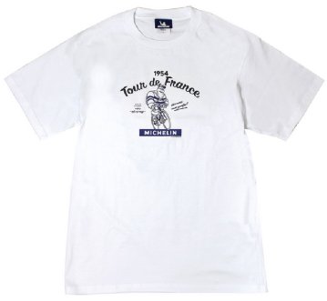ミシュラン オフィシャル ツール・ド・フランス Tシャツ / ホワイト画像