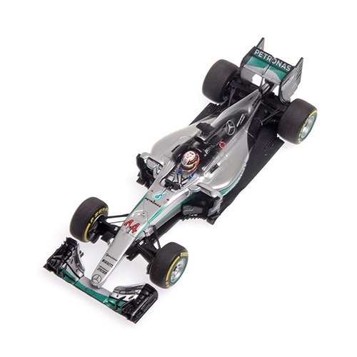 F1 モデルカー ミニチャンプス 1/43 メルセデス W07 L・ハミルトン 2016 アブダビGP ウィナー画像