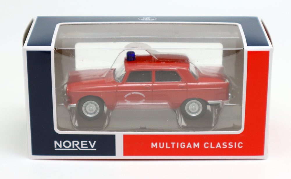 NOREV MULTIGAM CLASSIC 1/64 Peugeot 404 Pompiers画像