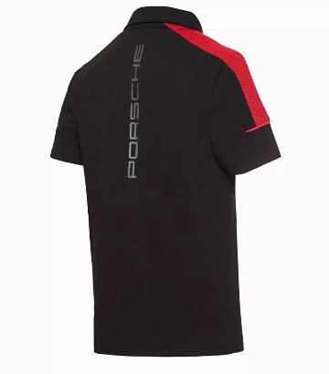 ポルシェ モータースポーツ ファンウェア ライフスタイル ポロシャツ / ブラック画像
