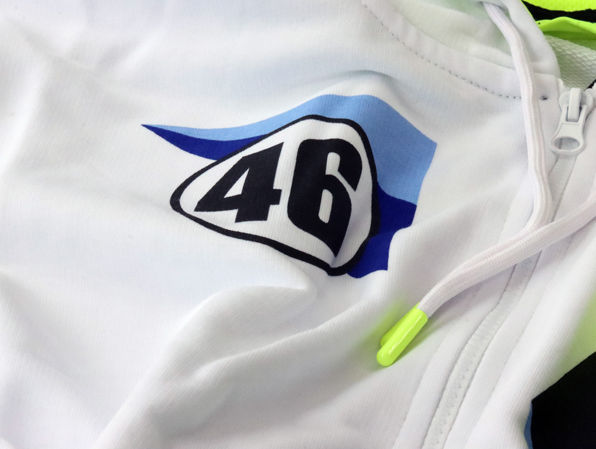 2022 バレンティーノ ロッシ VR46 チーム レプリカ フルジップ フーディー ガルフ 12h レース アブダビ コレクション画像