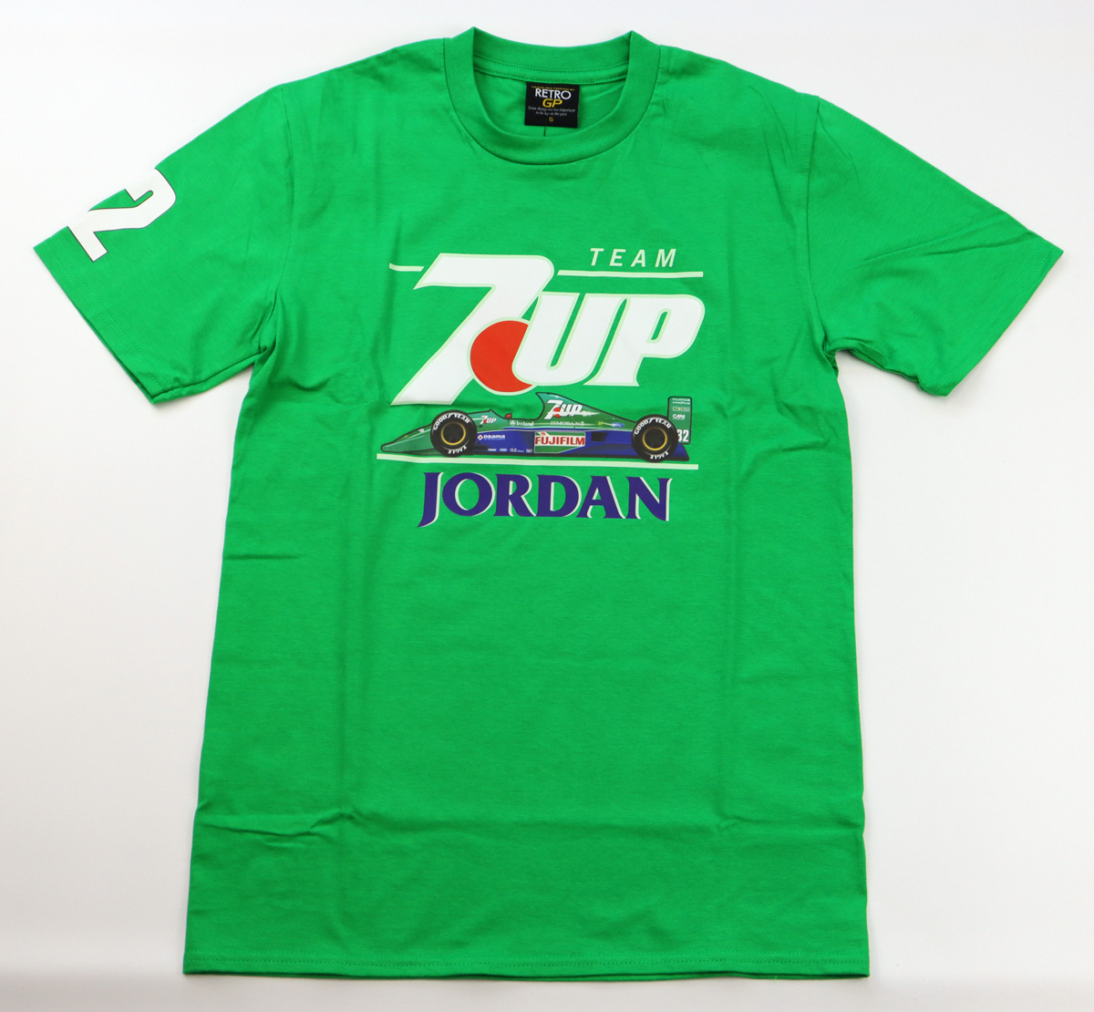ジョーダン グランプリ 7up チーム #32 ベルトラン ガショー Tシャツ / グリーン画像