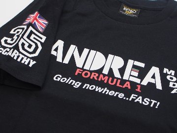 アンドレア モーダ F1 チーム #35 ペリー マッカーシー Tシャツ / ブラック画像