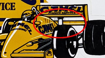 1987年 ロータス ホンダ チーム キャメル ステッカー画像