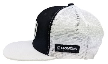 ホンダ HONDA 2トーン カラー トラッカー フラット キャップ / ホワイト ブラック画像