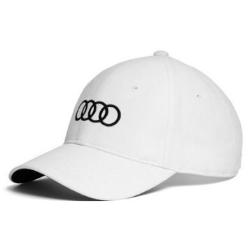 Audi ロゴ BB キャップ ホワイト画像