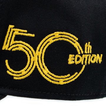 ニュルブルクリンク 24H オフィシャルグッズ 50周年記念 チャンピオン ベースボール キャップ ブラック / イエロー画像