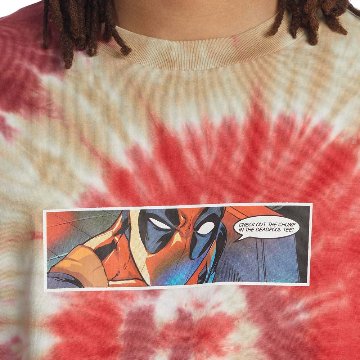 DC SHOES × MARVEL デッドプール コラボ ロングスリーブ Tシャツ画像