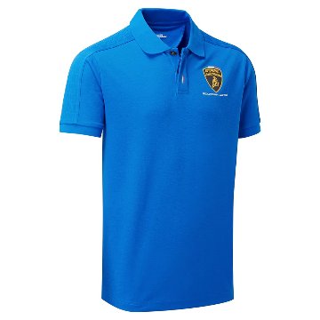 ランボルギーニ メンズ ポロシャツ / ブルー画像