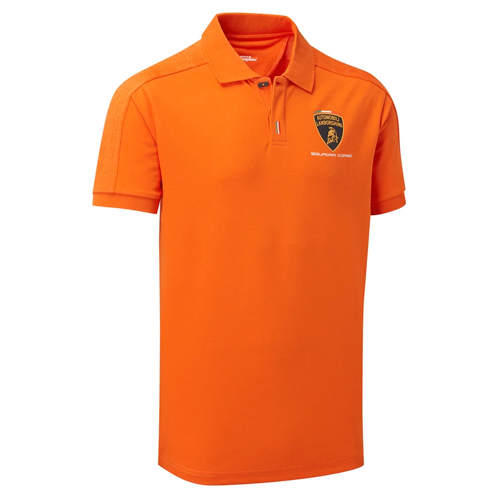 ランボルギーニ メンズ ポロシャツ / オレンジ画像