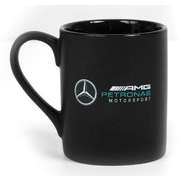 メルセデス AMG ペトロナス オフィシャル ロゴ マグカップ / ブラック画像