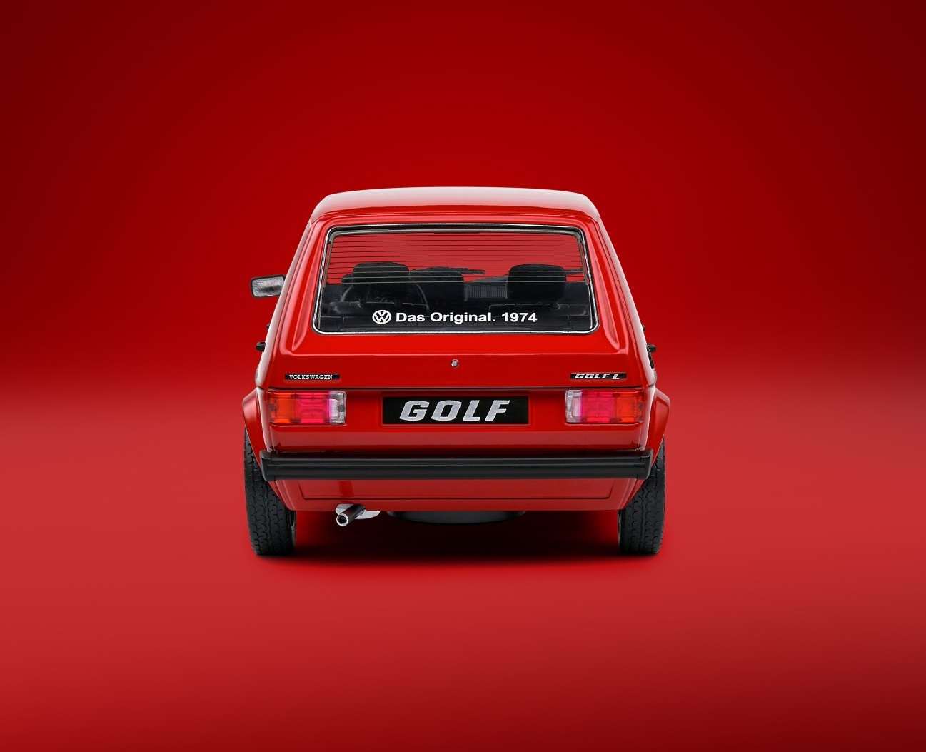 ソリッド 1/18 フォルクスワーゲン VW Golf I Custom II モデルカー / レッド画像