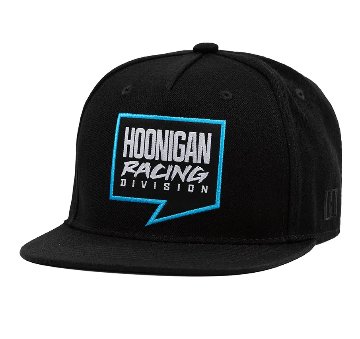 Hoonigan フーニガン レーシング Division ボルト スナップバック フラット キャップ画像