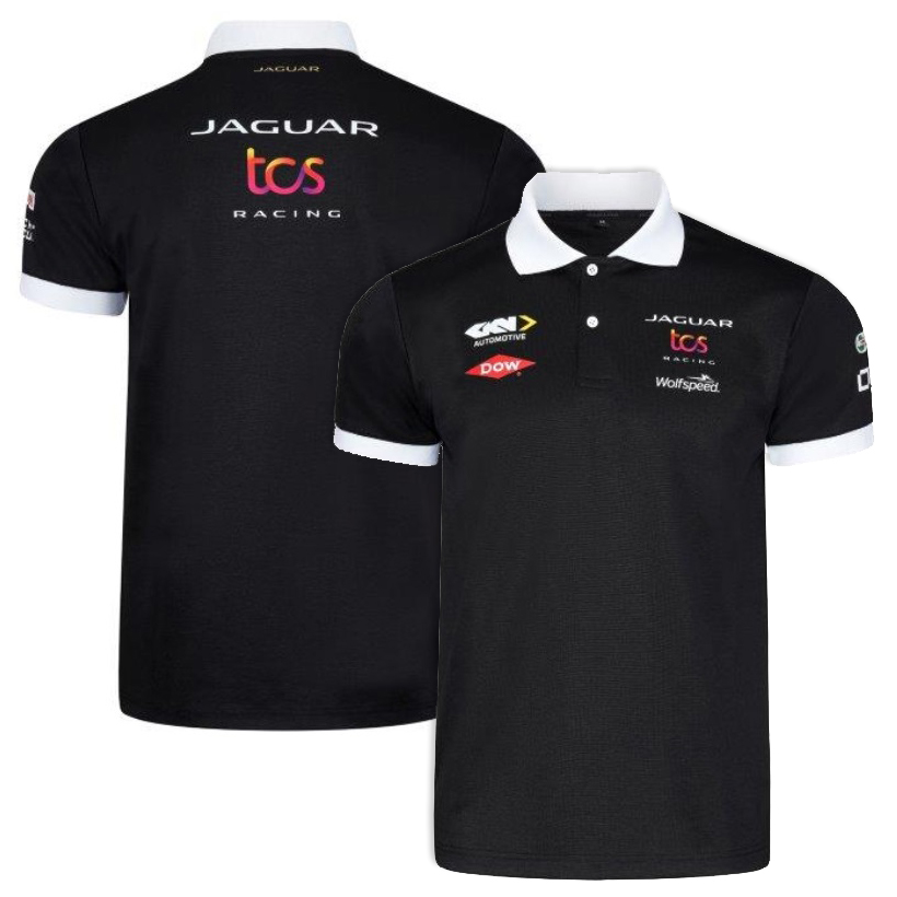 2023 フォーミュラE ジャガー TCS レーシング チーム ポロシャツ画像