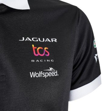 2023 フォーミュラE ジャガー TCS レーシング チーム ポロシャツ画像
