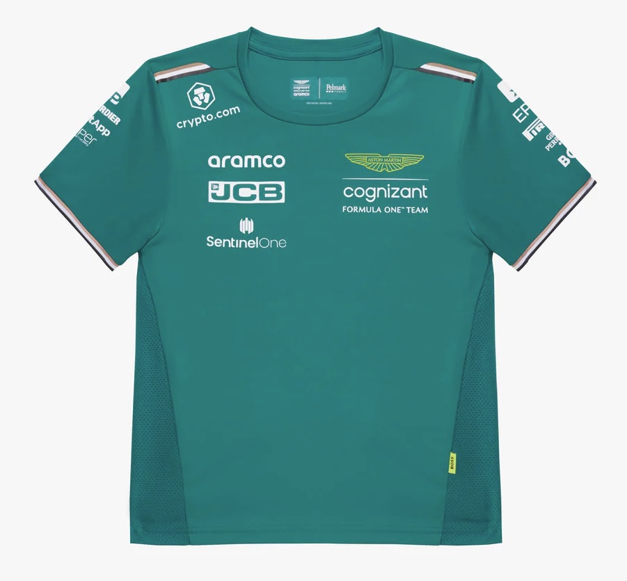 【キッズ】 2023 アストンマーチン アラムコ コグニザント F1 チーム Tシャツ画像