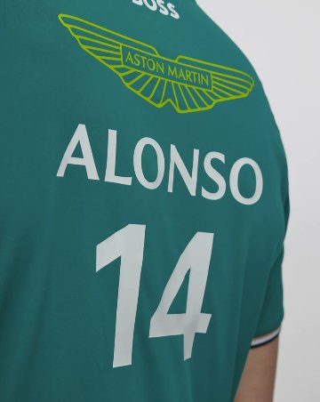 2023 アストンマーチン アラムコ コグニザント F1 チーム フェルナンド アロンソ Tシャツ画像