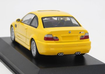 ミニチャンプス 1/43 BMW M3 (E46) クーペ 2001 モデルカー / イエロー画像