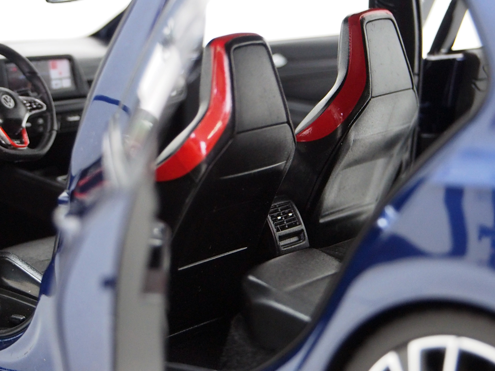 ノレブ 1/18 フォルクスワーゲン VW Golf GTI 2021 モデルカー / メタリックブルー画像