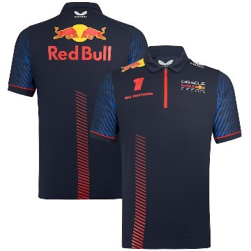 2023 オラクル レッドブル レーシング レプリカ チーム マックス フェルスタッペン #1 ポロシャツ画像