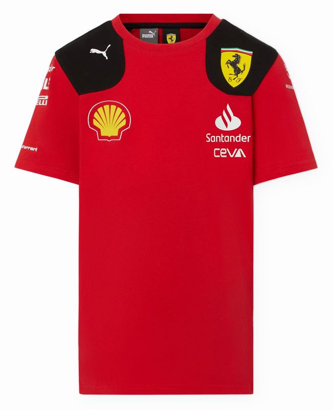 【キッズ】 2023年 PUMA スクーデリア フェラーリ チーム Tシャツ画像