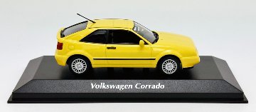 マキシチャンプス 1/43 フォルクスワーゲン VW コラード G60 1990年 モデルカー / イエロー画像