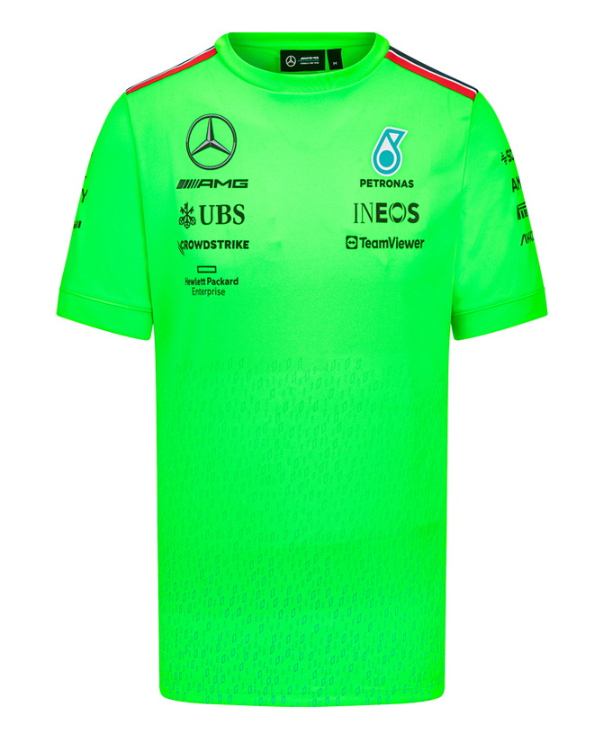 2023 メルセデス AMG ペトロナス チーム セットアップ Tシャツ / グリーン画像