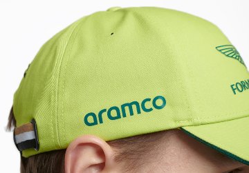 2023 アストンマーチン アラムコ コグニザント F1 チーム フェルナンド アロンソ ベースボール キャップ / ライム画像