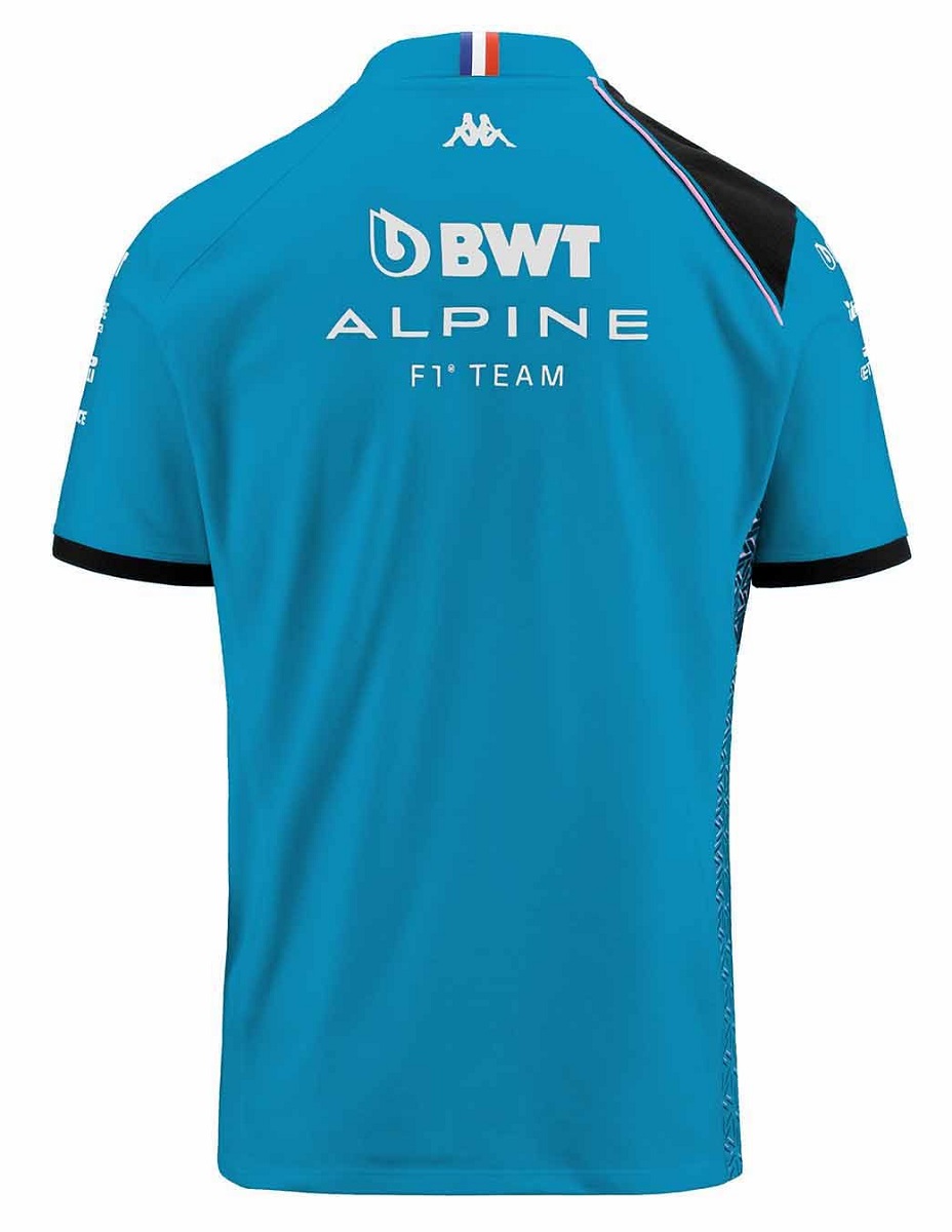 2023 アルピーヌ F1 チーム ポロシャツ スリムフィット / ブルー画像
