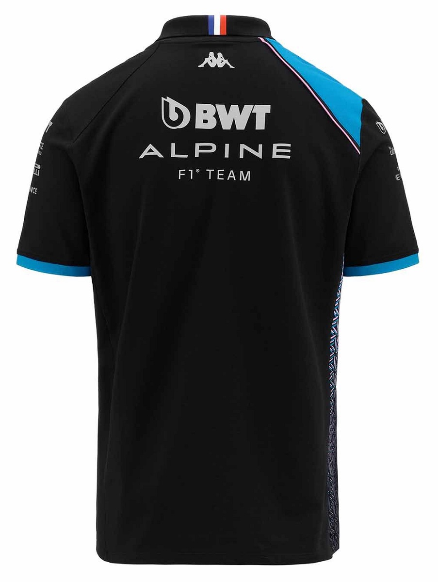 2023 アルピーヌ F1 チーム ポロシャツ スリムフィット / ブラック画像