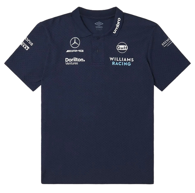 2023 ウィリアムズ レーシング チーム CVC メディア ポロシャツ / ネイビー画像
